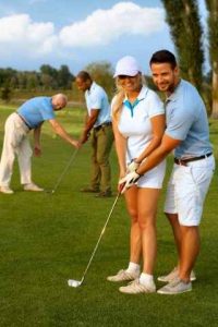 golf for weight loss - get the technique right