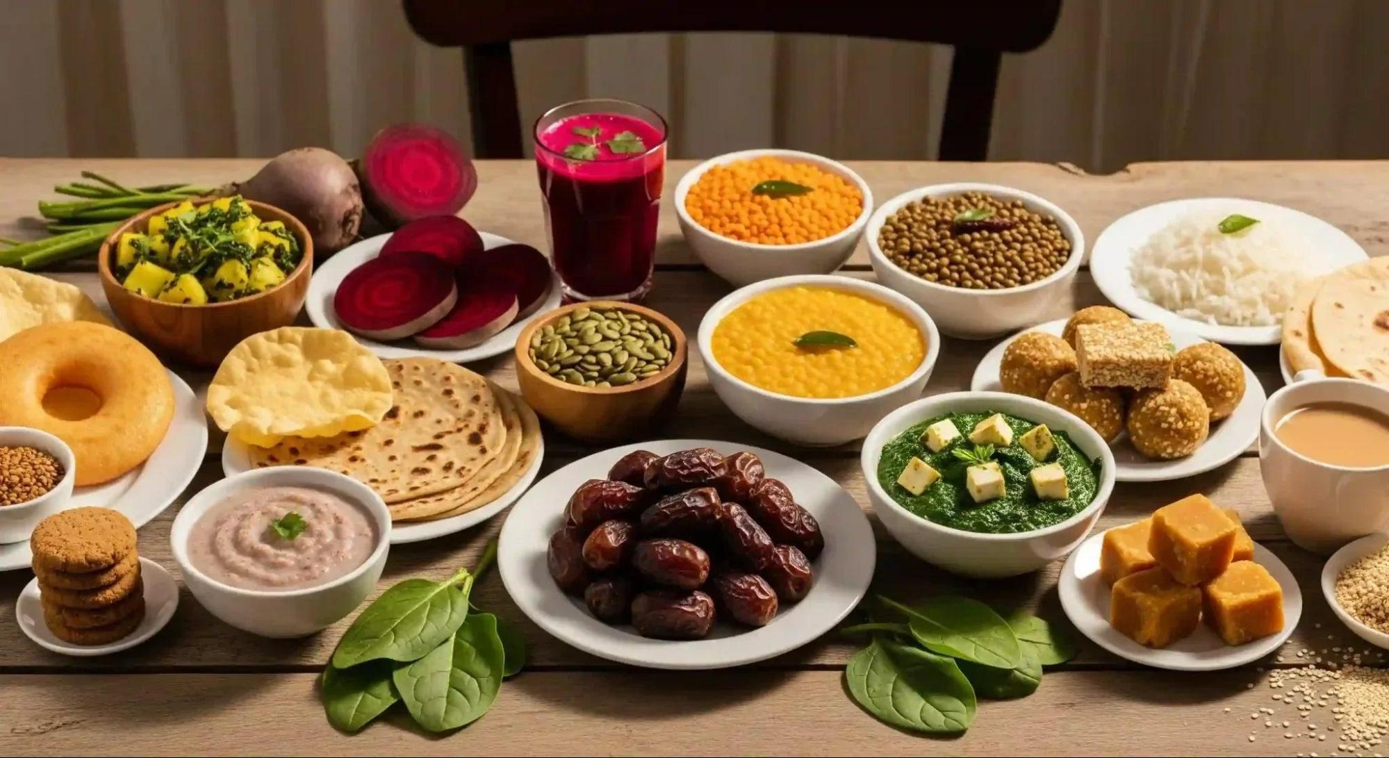 Iron rich healthy foods