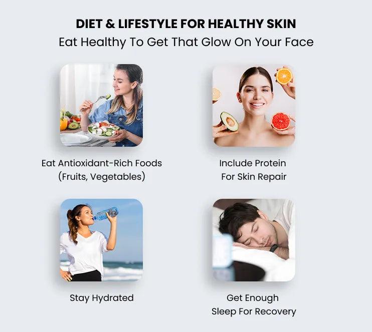 Healthy meal plan for clear skin