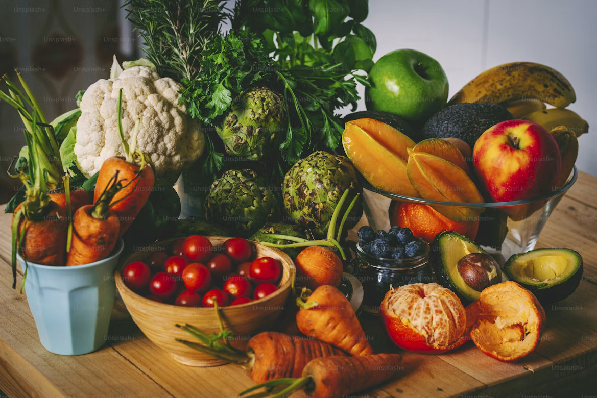Healthy diet for gut and skin